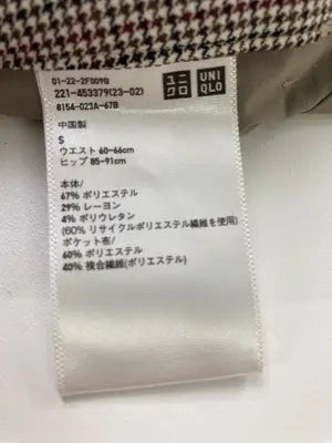 UNIQLO/ユニクロ/スラックス/パンツ/ブラック/S