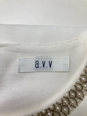 a.v.v/アーヴェヴェ/シャツ/ブラウス/トップス/ホワイト/M