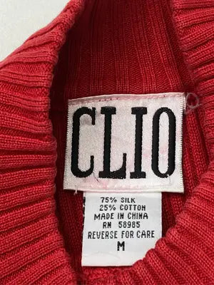 CLIO/ニット/セーター/トップス/レッド/M