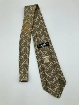 HERMES/エルメス/ネクタイ/ファッション雑貨/カーキ