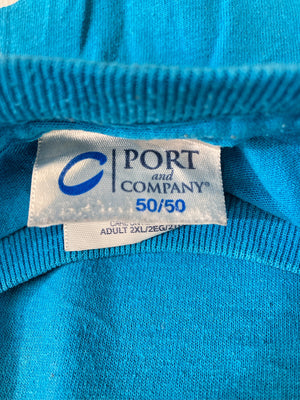 PORT＆COMPANY/ポートアンドカンパニー/Tシャツ/カットソー/トップス/スカイブルー/2XL