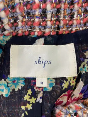 SHIPS/シップス/ノーカラージャケット/ジャケット/アウター/レッド/M
