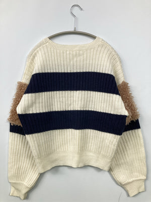 RETRO GIRL/レトロガール/ニット/セーター/トップス/ホワイト/M