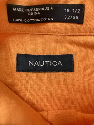 NAUTICA/ノーティカ/シャツ/ブラウス/トップス/オレンジ/16 1/2