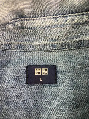 UNIQLO/ユニクロ/シャツ/ブラウス/トップス/ブルー/L