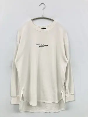 AQUAHISTORY/Tシャツ/カットソー/トップス/アイボリー/L