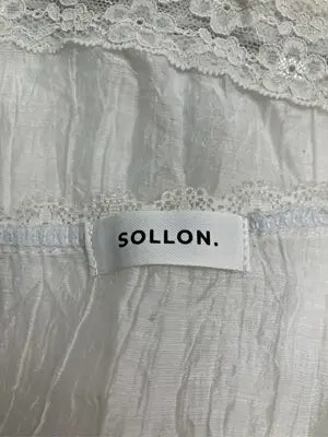 SOLLON./ソルロン/ノースリーブ/トップス/ホワイト/F