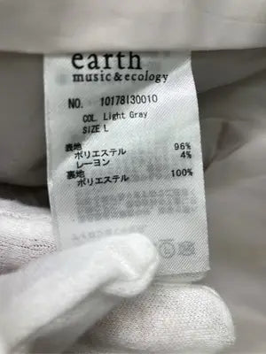 earth music&ecology/アースミュージックアンドエコロジー/ノーカラーコート/ジャケット/アウター/グレー/L