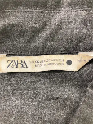 ZARA/ザラ/シャツ/ブラウス/トップス/ブラック/EUR XS