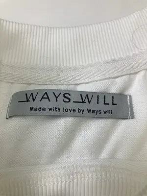 WAYS WILL/Tシャツ/カットソー/トップス/ホワイト/F