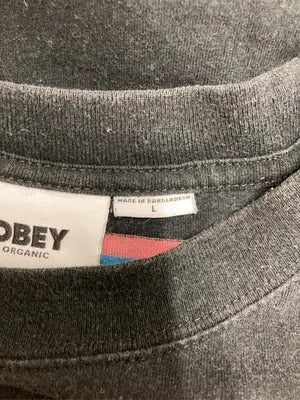 OBEY/オベイ/ポロシャツ/トップス/ブラック/L