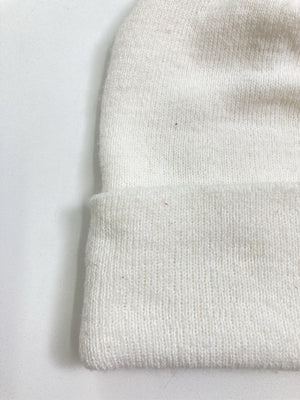 ニットキャップ/ビーニー/帽子/ホワイト