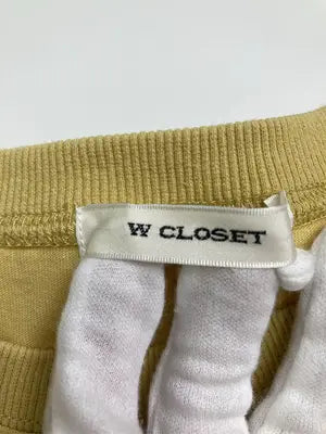 w closet/ダブルクローゼット/Tシャツ/カットソー/トップス/イエロー/F