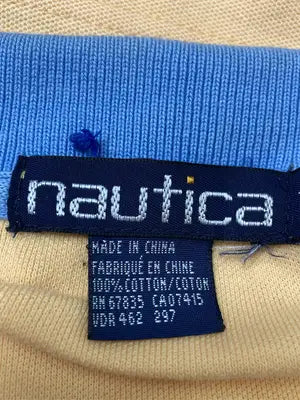 NAUTICA/ノーティカ/ポロシャツ/トップス/イエロー/XL