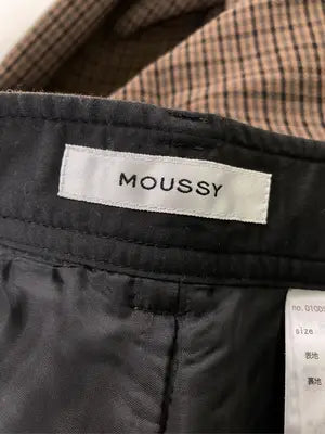 MOUSSY/マウジー/スラックス/パンツ/ブラウン/1
