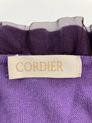 CORDIER/コルディエ/ニット/セーター/トップス/パープル/40
