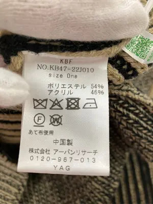KBF/ケービーエフ/ニット/セーター/トップス/ブラック/One