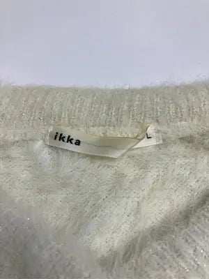 ikka/イッカ/ニット/セーター/トップス/アイボリー/L