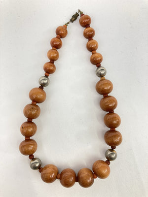 ネックレス/アクセサリー/ブラウン