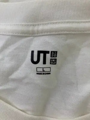 UNIQLO/ユニクロ/Tシャツ/カットソー/トップス/ホワイト/L