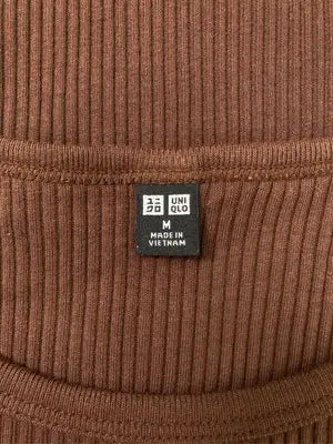 UNIQLO/ユニクロ/Tシャツ/カットソー/トップス/ブラウン/M