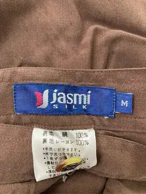 Jasmi SILK/ロングスカート/スカート/ブラウン/M