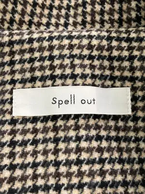 spell out/ブルゾン/ジャケット/アウター/ベージュ