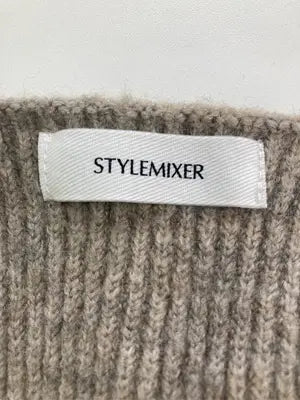 STYLEMIXER/スタイルミキサー/ニット/セーター/トップス/ブラウン/FREE