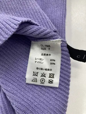 clear/クリア/Tシャツ/カットソー/トップス/パープル/F