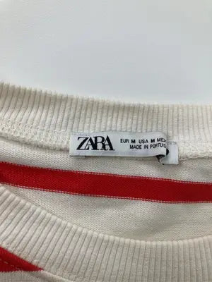 ZARA/ザラ/Tシャツ/カットソー/トップス/アイボリー/M