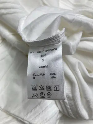 soerte/ソエルテ/Tシャツ/カットソー/トップス/ホワイト/3