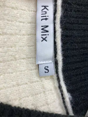 Knit Mix/ワンピース/ワンピース/ドレス/アイボリー/S