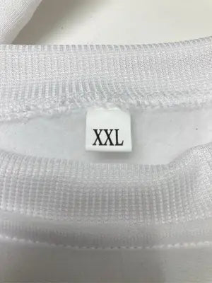 スウェット/トップス/ホワイト/XXL