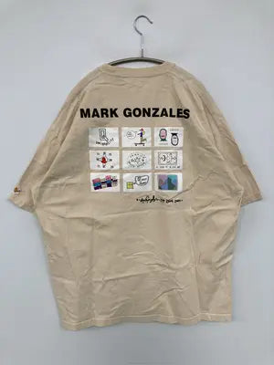 Mark Gonzales/マークゴンザレス/Tシャツ/カットソー/トップス/ベージュ/M