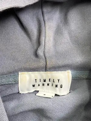 TIMELY WARNING/タイムリーワーニング/パーカー/トップス/グレー/L