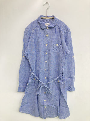 VertDense/シャツワンピース/ワンピース/ドレス/ブルー/2