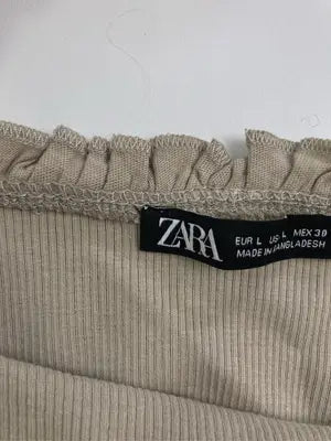 ZARA/ザラ/タンクトップ/トップス/カーキ/L