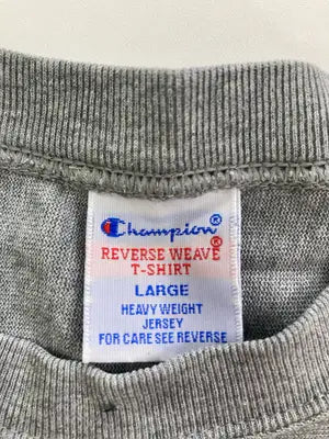 Champion/チャンピオン/Tシャツ/カットソー/トップス/グレー/LARGE