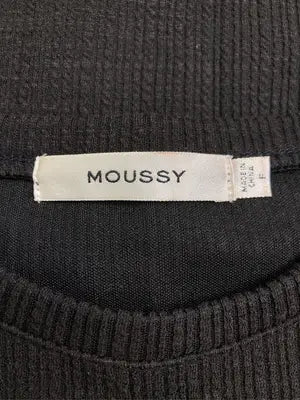 MOUSSY/マウジー/ニット/セーター/トップス/ブラック/F