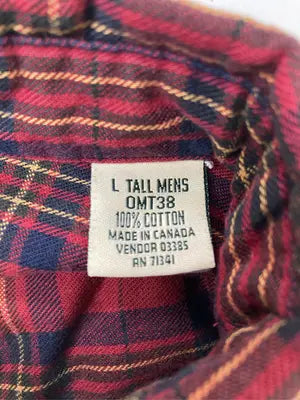 L.L.Bean/エルエルビーン/シャツ/ブラウス/トップス/レッド/L
