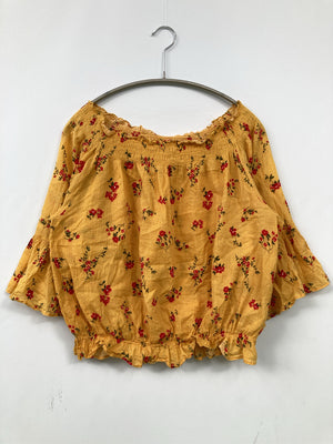 Dukkah/ドゥッカ/シャツ/ブラウス/トップス/イエロー/L