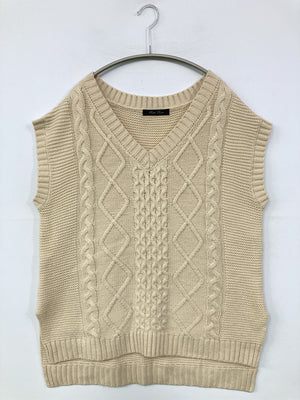 Rose Farm/ローズファーム/ベスト/トップス/ベージュ/M