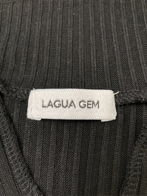 LAGUA GEM/ラグアジェム/Tシャツ/カットソー/トップス/ブラック/FREE