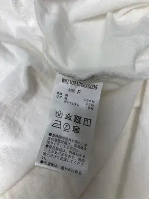 SLOPPY/スロッピー/Tシャツ/カットソー/トップス/ホワイト/F