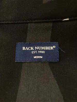 BACK NUMBER/バックナンバー/シャツ/ブラウス/トップス/ブラック/MEDIUM