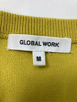 GLOBAL WORK/グローバルワーク/カーディガン/ボレロ/トップス/イエロー/M