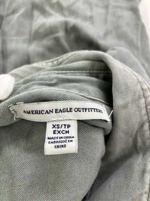 American Eagle Outfitters/アメリカンイーグルアウトフィッターズ/シャツワンピース/ワンピース/ドレス/グリーン/US XS