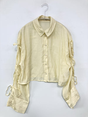 NICE CLAUP/ナイスクラップ/シャツ/ブラウス/トップス/アイボリー/F