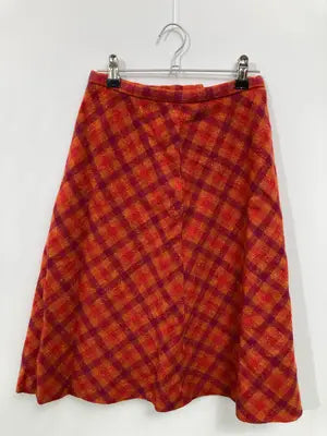 pierre cardin/ピエールカルダン/ミモレ/半端丈スカート/スカート/レッド/7