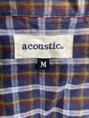 acoustic/シャツ/ブラウス/トップス/ネイビー/M